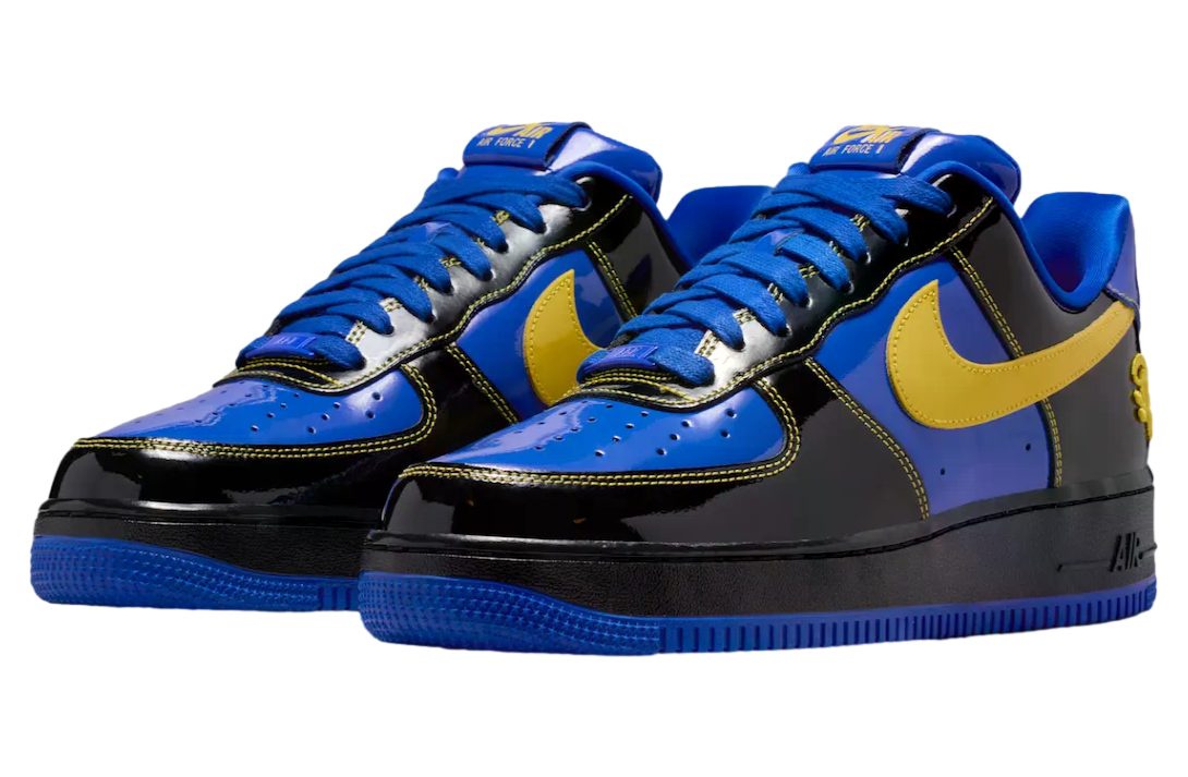 Central Cee x Nike Air Force 1 Low Black / Racer Blue