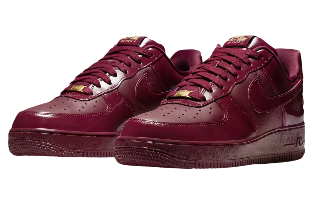 Central Cee x Nike Air Force 1 Low Dark Beetroot / Metallic Gold