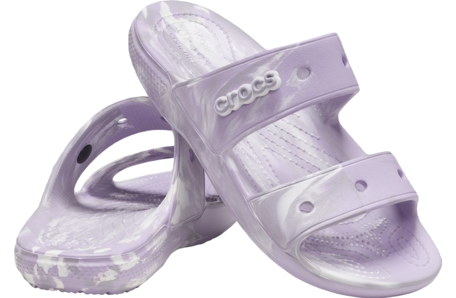 Classic Crocs Marbled Sandal Lavender / Multi