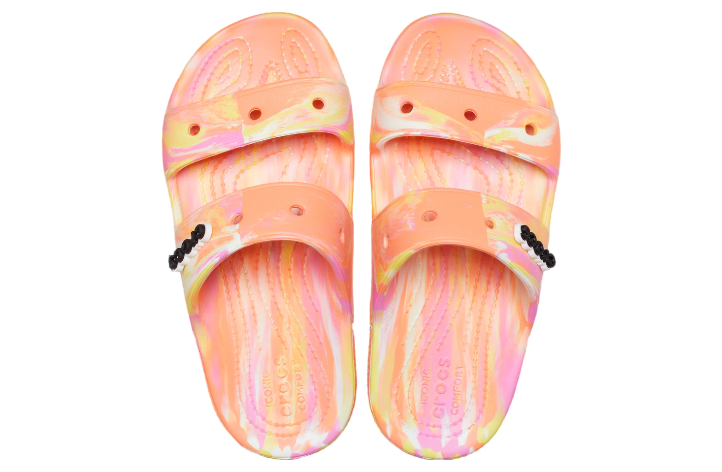 Classic Crocs Marbled Sandal Papaya / Multi