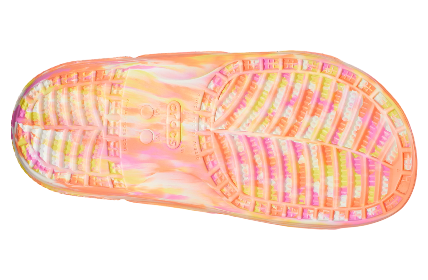 Classic Crocs Marbled Sandal Papaya / Multi