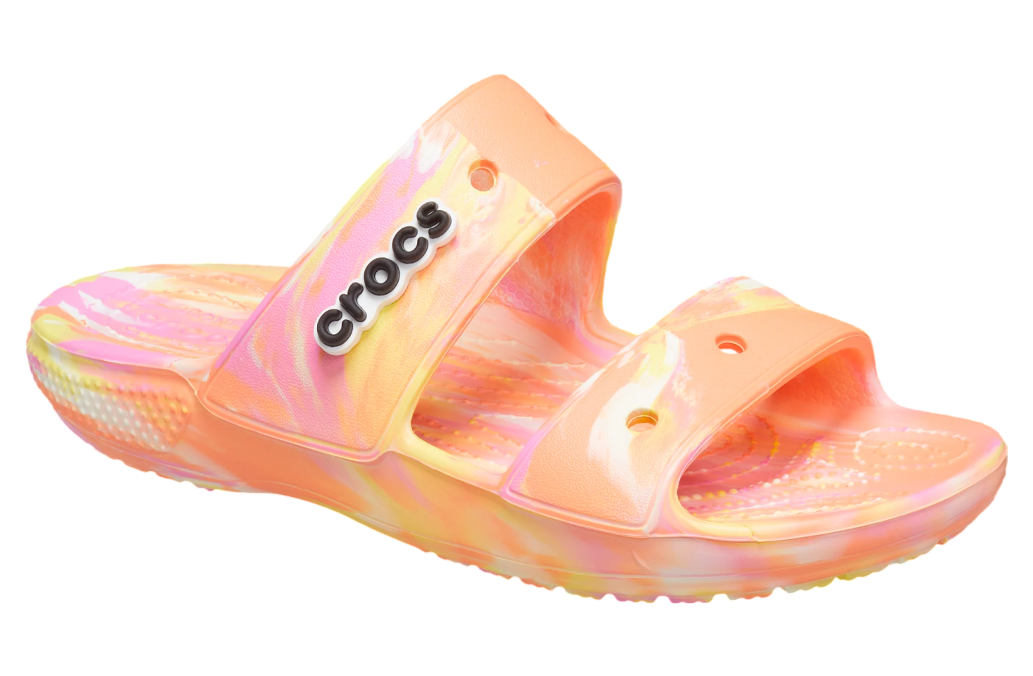 Classic Crocs Marbled Sandal Papaya / Multi