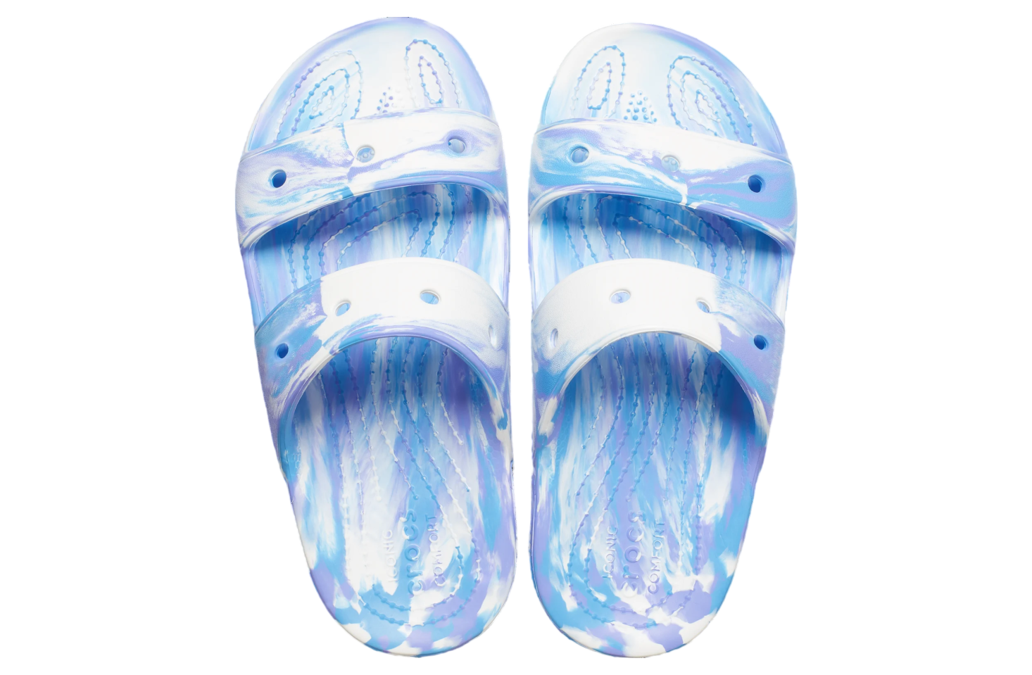 Classic Crocs Marbled Sandal White / Oxygen