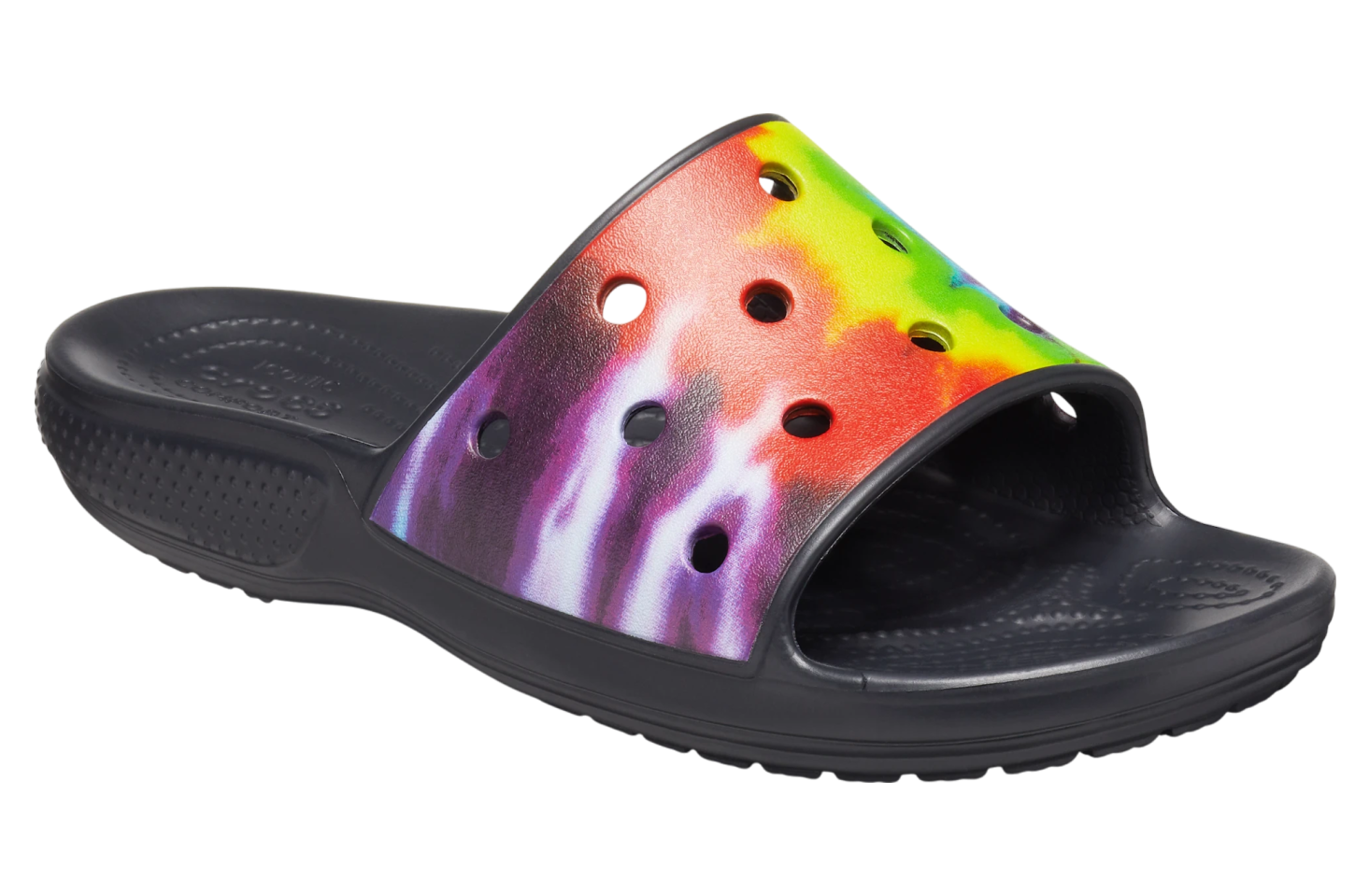 Classic Crocs Tie-Dye Graphic Slide Multi