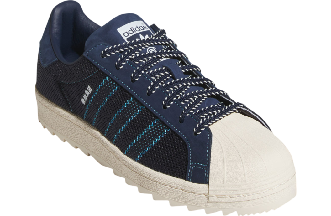 Clot x Adidas Superstar Night Indigo / Cream