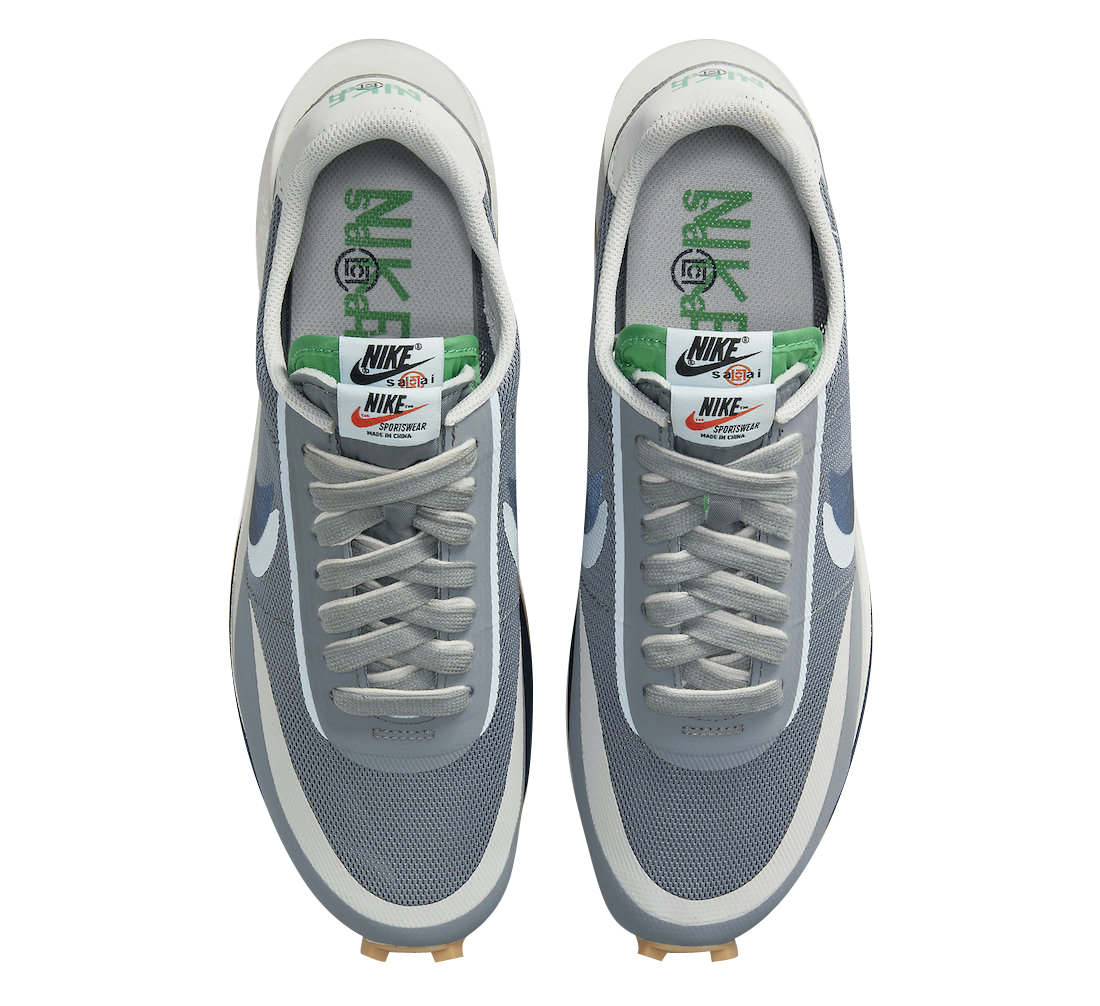 Clot x Sacai x Nike LDWaffle Cool Grey DH3114-001 - KicksOnFire.com