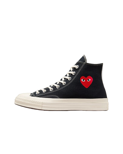 COMME des GARÇONS x Converse Chuck 70 High Black - Jul 2024 - A08801C ...