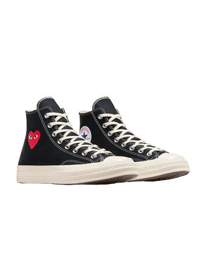 COMME des GARÇONS x Converse Chuck 70 High Black - Jul 2024 - A08801C ...