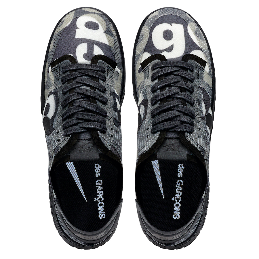 COMME des GARÇONS x Nike Dunk Low Black CZ2675-001