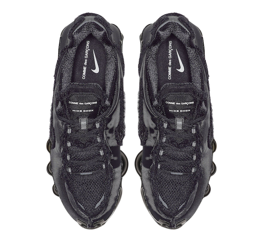 COMME des GARÇONS x Nike Shox TL Triple Black CJ0546-001
