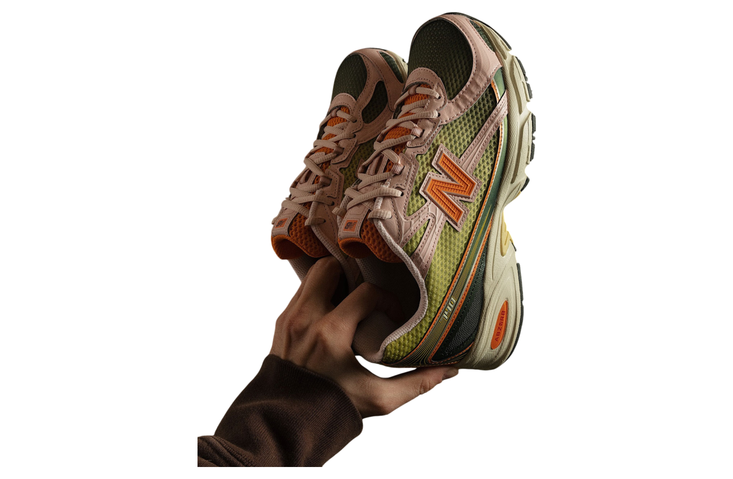 Concepts x New Balance 740 Light Green / Orange