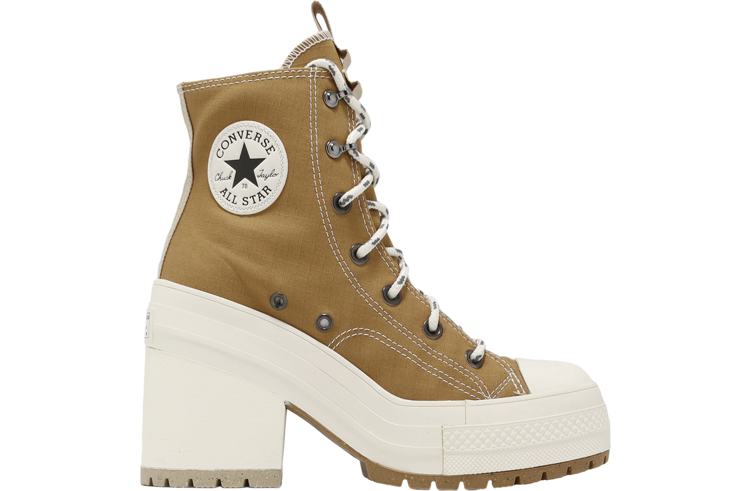 Converse Chuck 70 De Luxe Heel Khaki / White