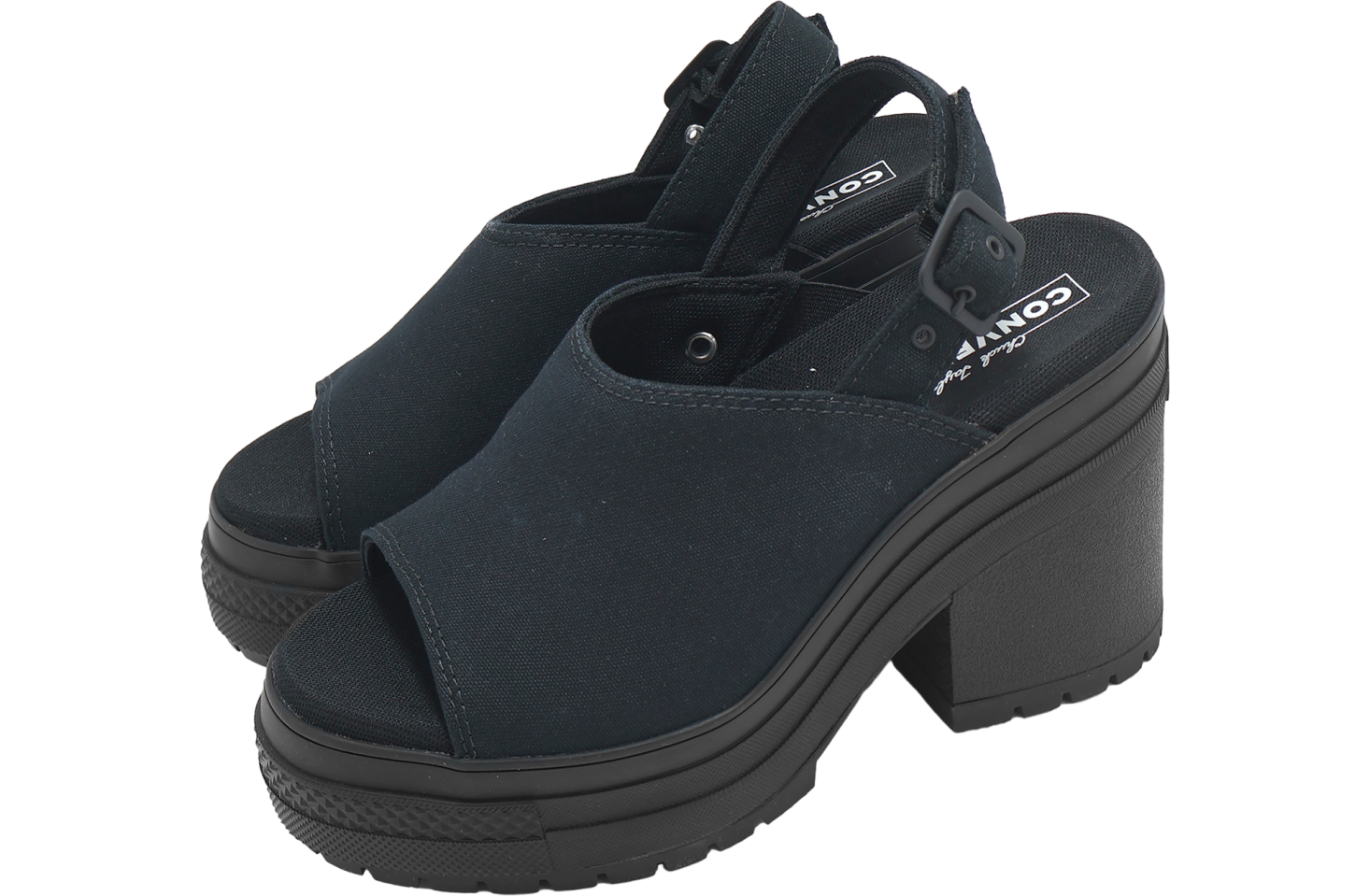 Converse Chuck 70 De Luxe Heel Mule Black