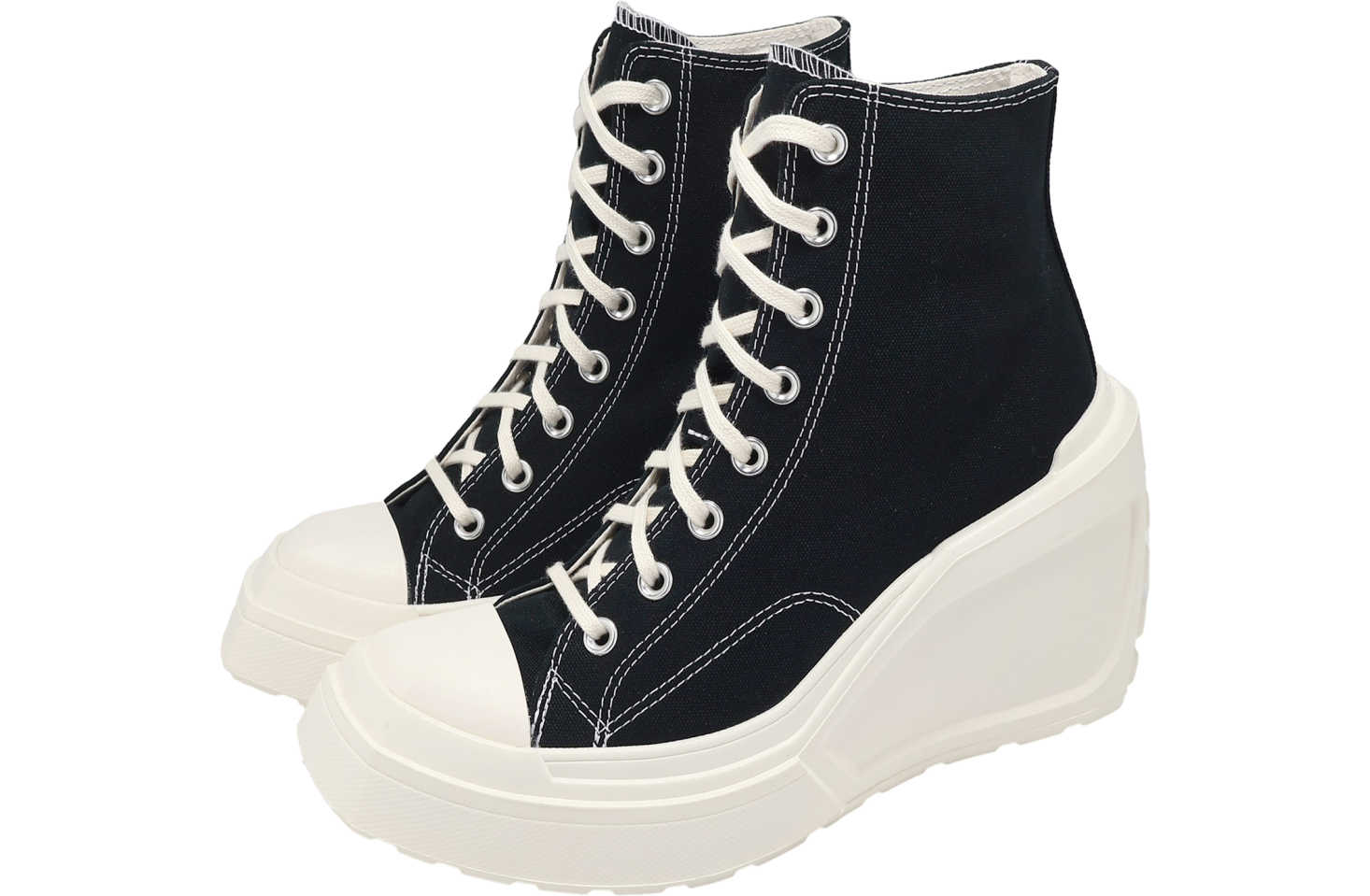BUY Converse Chuck 70 De Luxe Wedge HI WMNS Black | Kixify