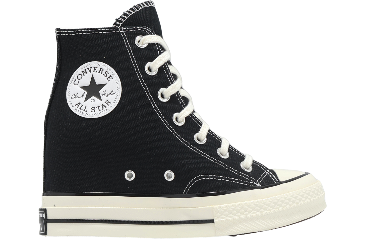 Converse Chuck 70 Wedge HI WMNS Black / White
