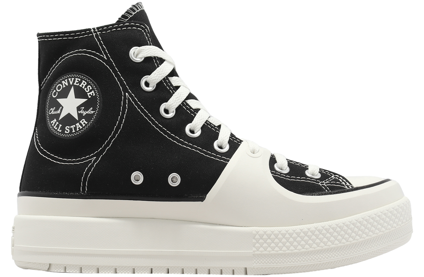 Converse Chuck Taylor All Star Construct HI Black / White