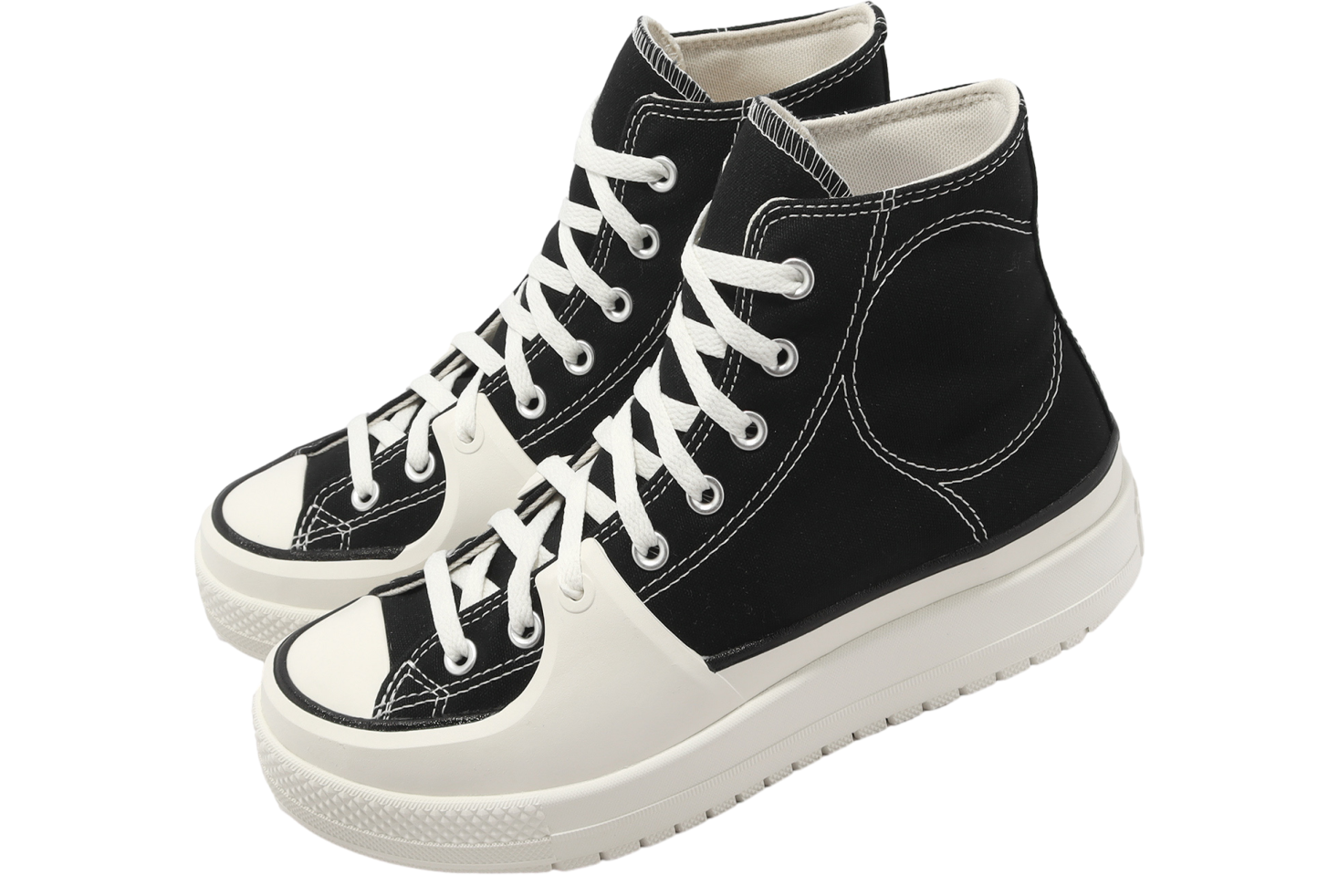 Converse Chuck Taylor All Star Construct HI Black / White