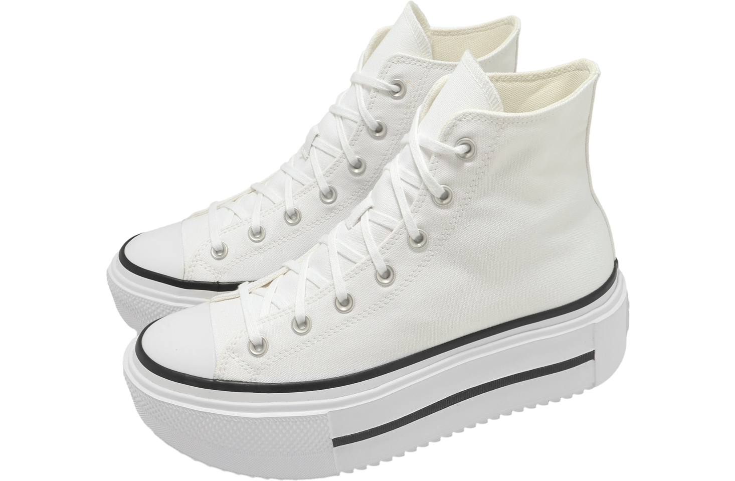 Converse Chuck Taylor All Star Lift Double Stack HI White / Black
