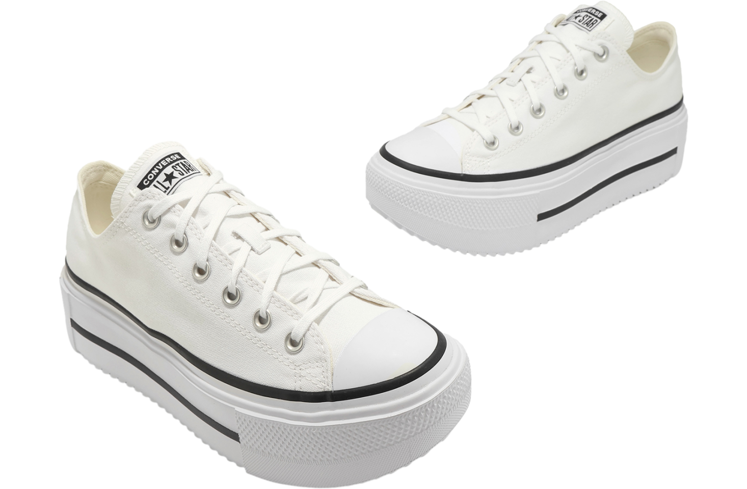 Converse Blancas Converse Con Doble Agujeta All Star Converse - Main Image