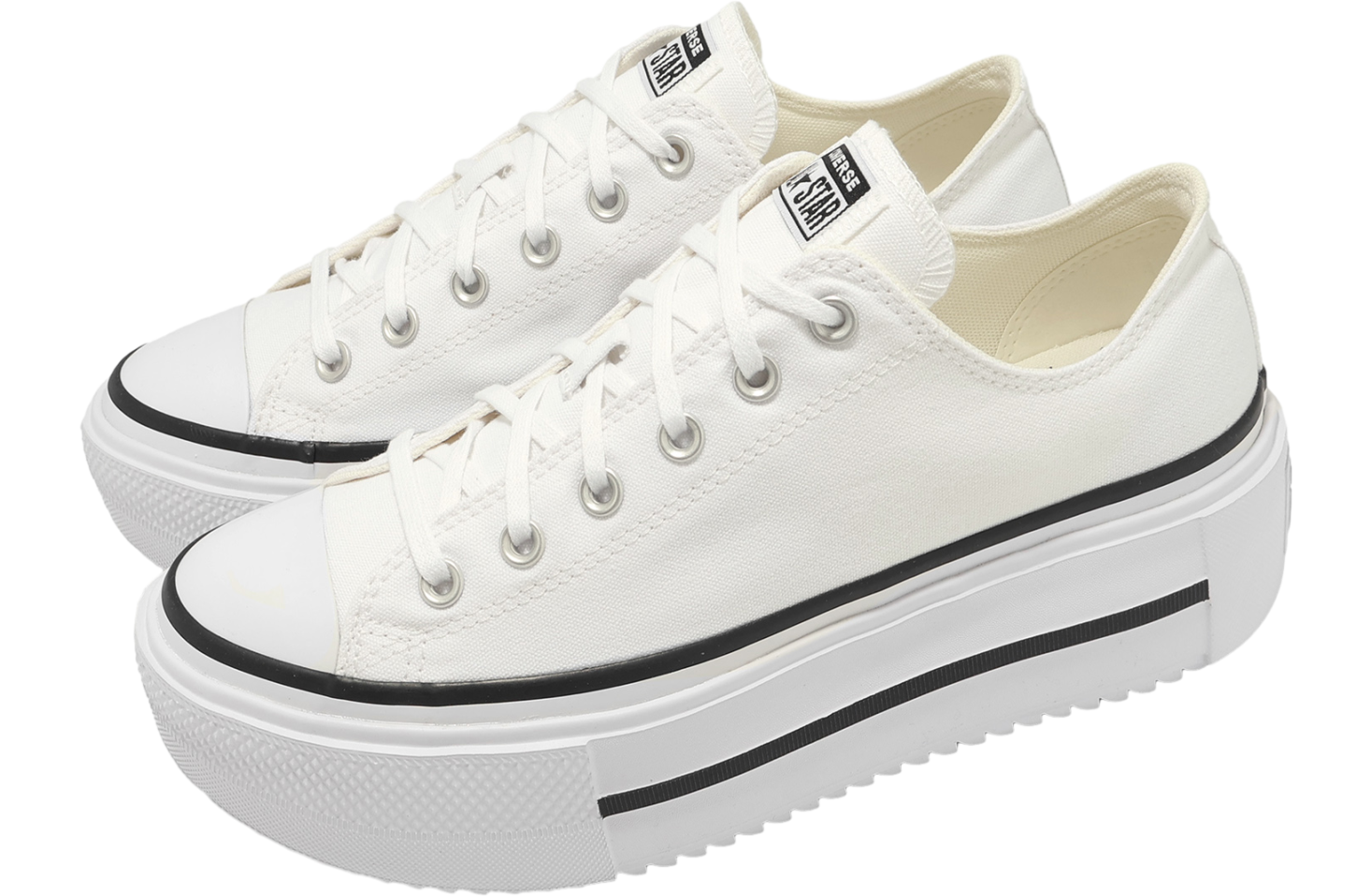 Converse Chuck Taylor All Star Lift Double Stack Low White / Black