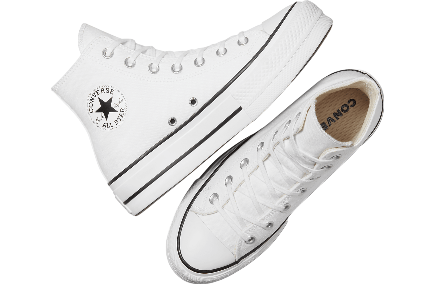 Converse Chuck Taylor All Star Lift Platform Canvas High WMNS White