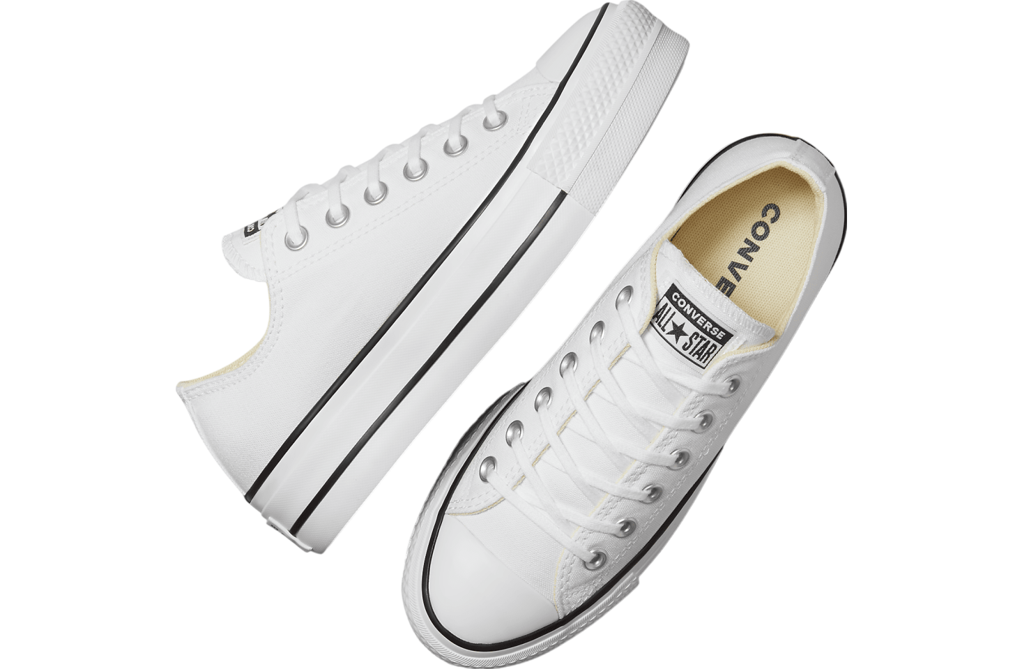 Converse Chuck Taylor All Star Lift Platform Canvas Low WMNS White