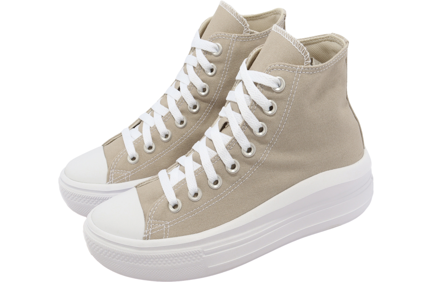 Converse Chuck Taylor All Star Move HI WMNS Stone Grey / White