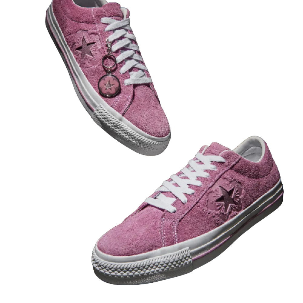 Converse One Star Pro Flower Light Orchid