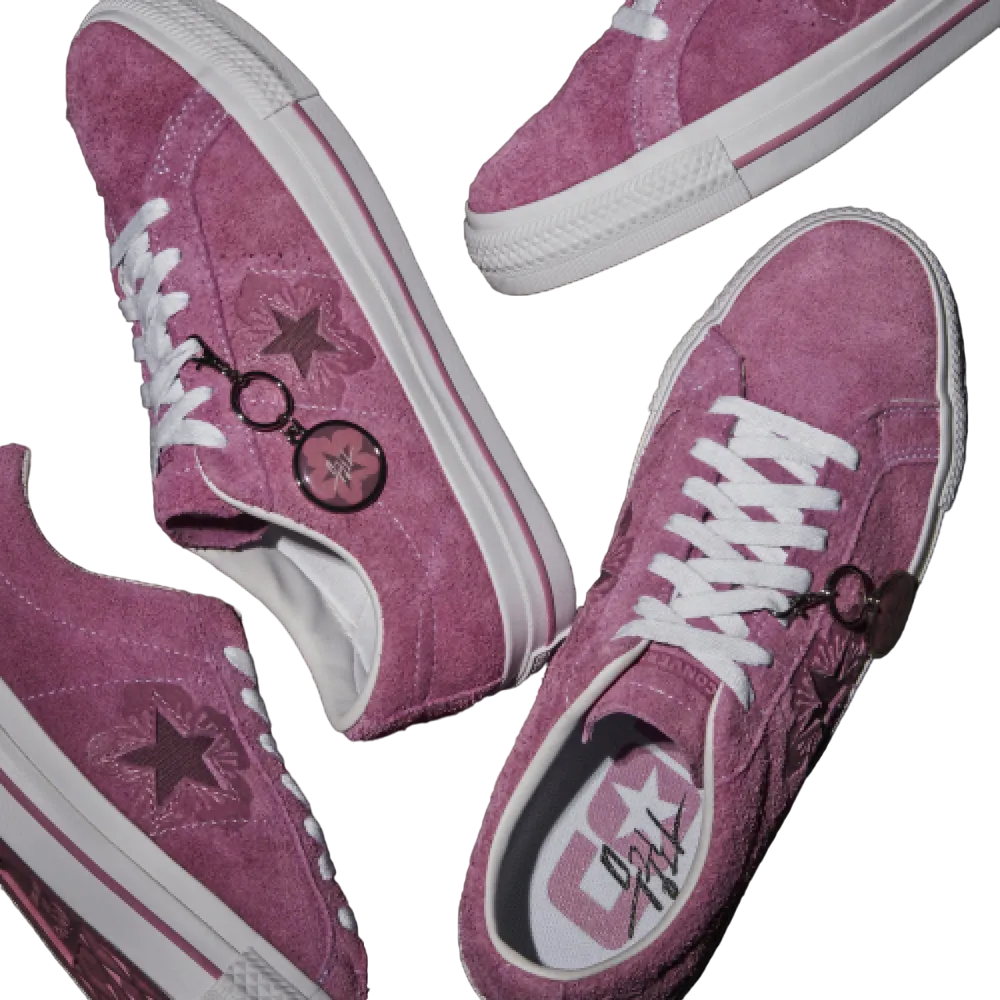 Converse One Star Pro Flower Light Orchid