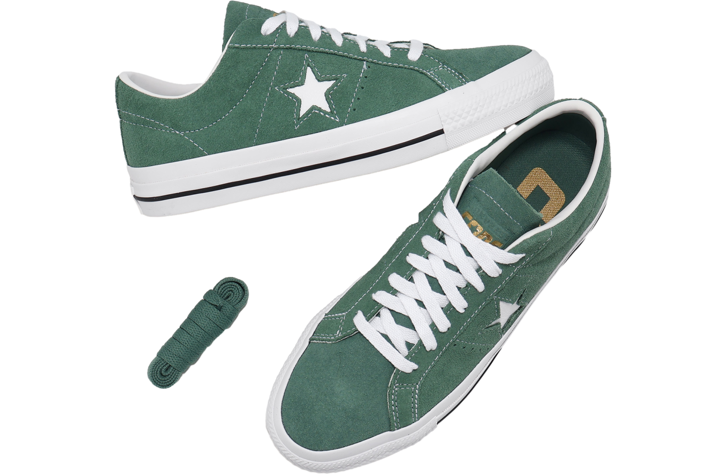 ＊＊CONVERSE／ONE STARホワイト×グリーン＊＊ CONVERSE ONE STAR J WHITE/GREEN 21HO-I（コンバース ワン