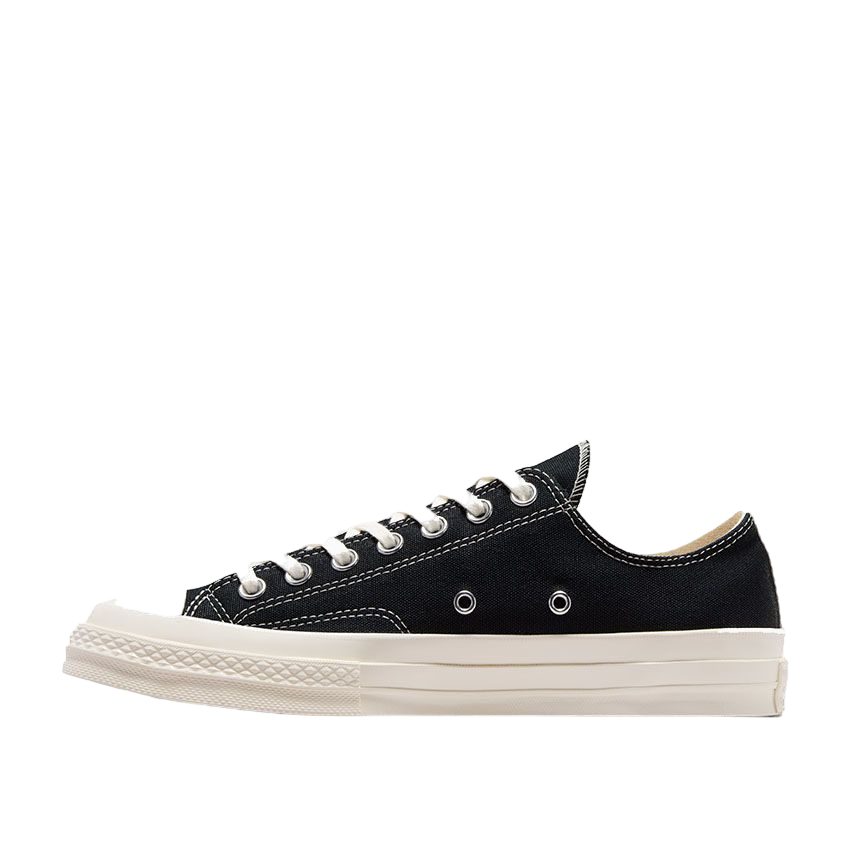 Converse X Comme des Garçons PLAY Chuck 70 OG Single Heart Low Top Black