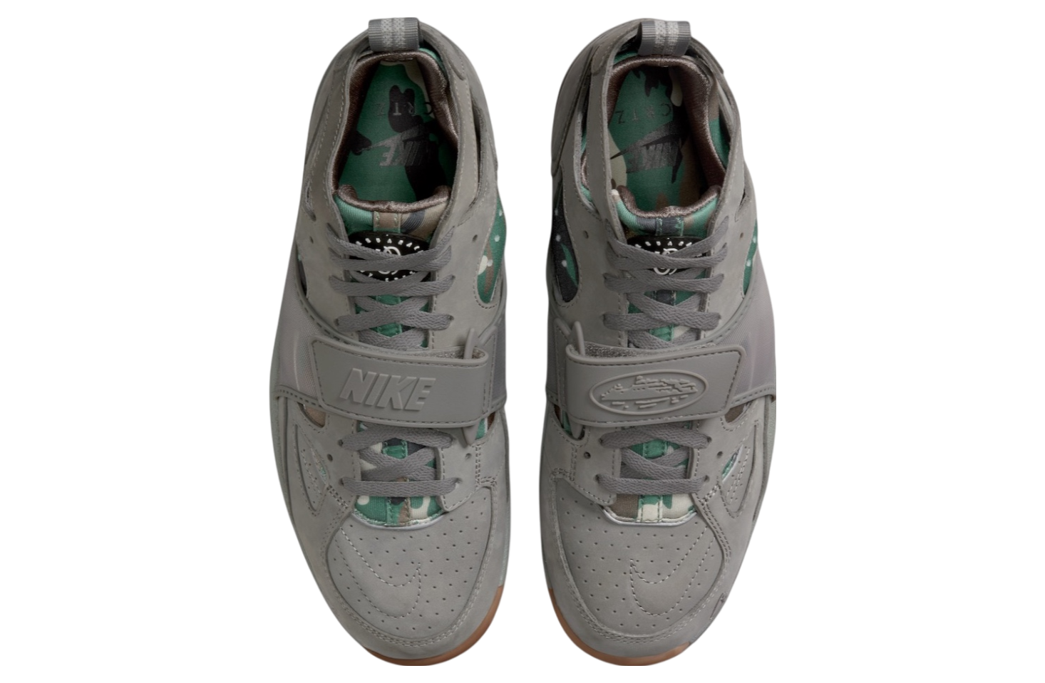 Corteiz x Nike Air Trainer Huarache Flat Pewter / White