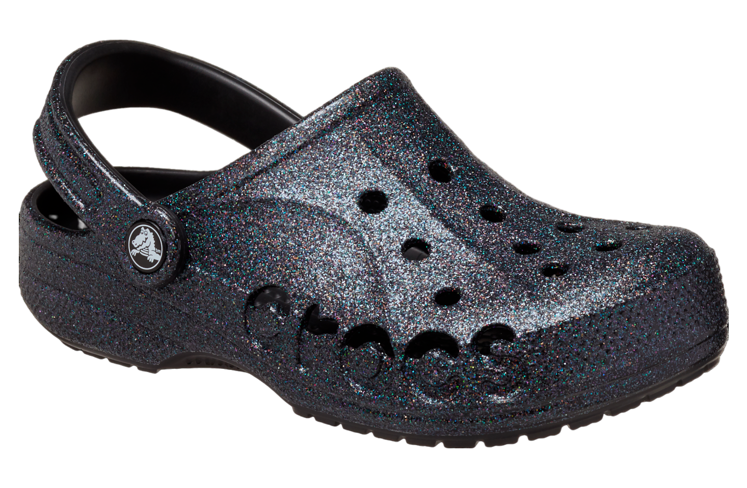 Crocs Baya Glitter Clog Black