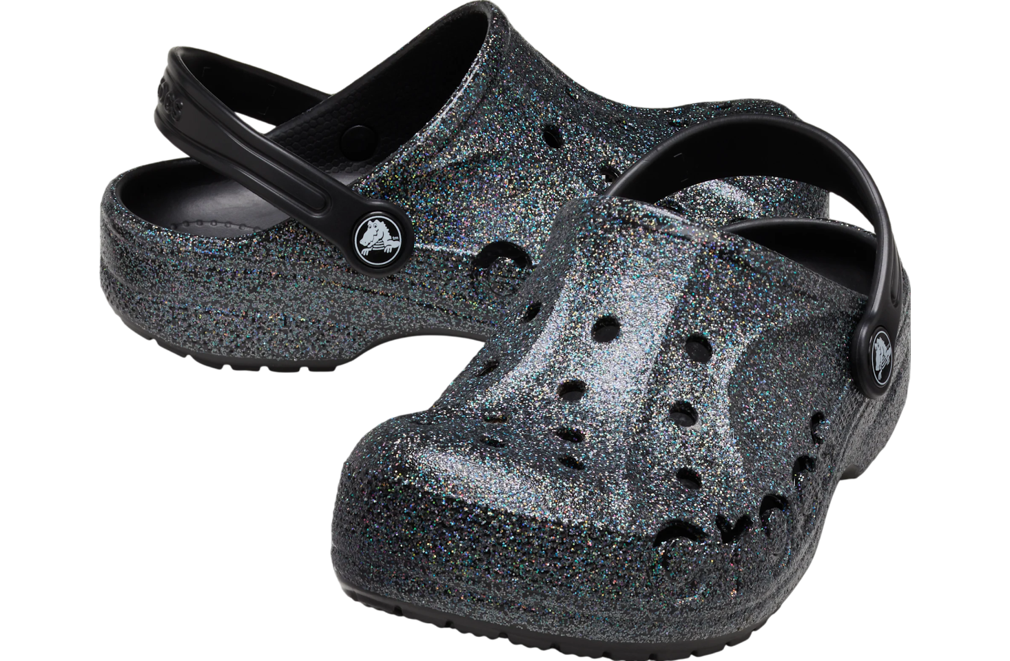 Crocs Baya Glitter Clog GS Black / Multi