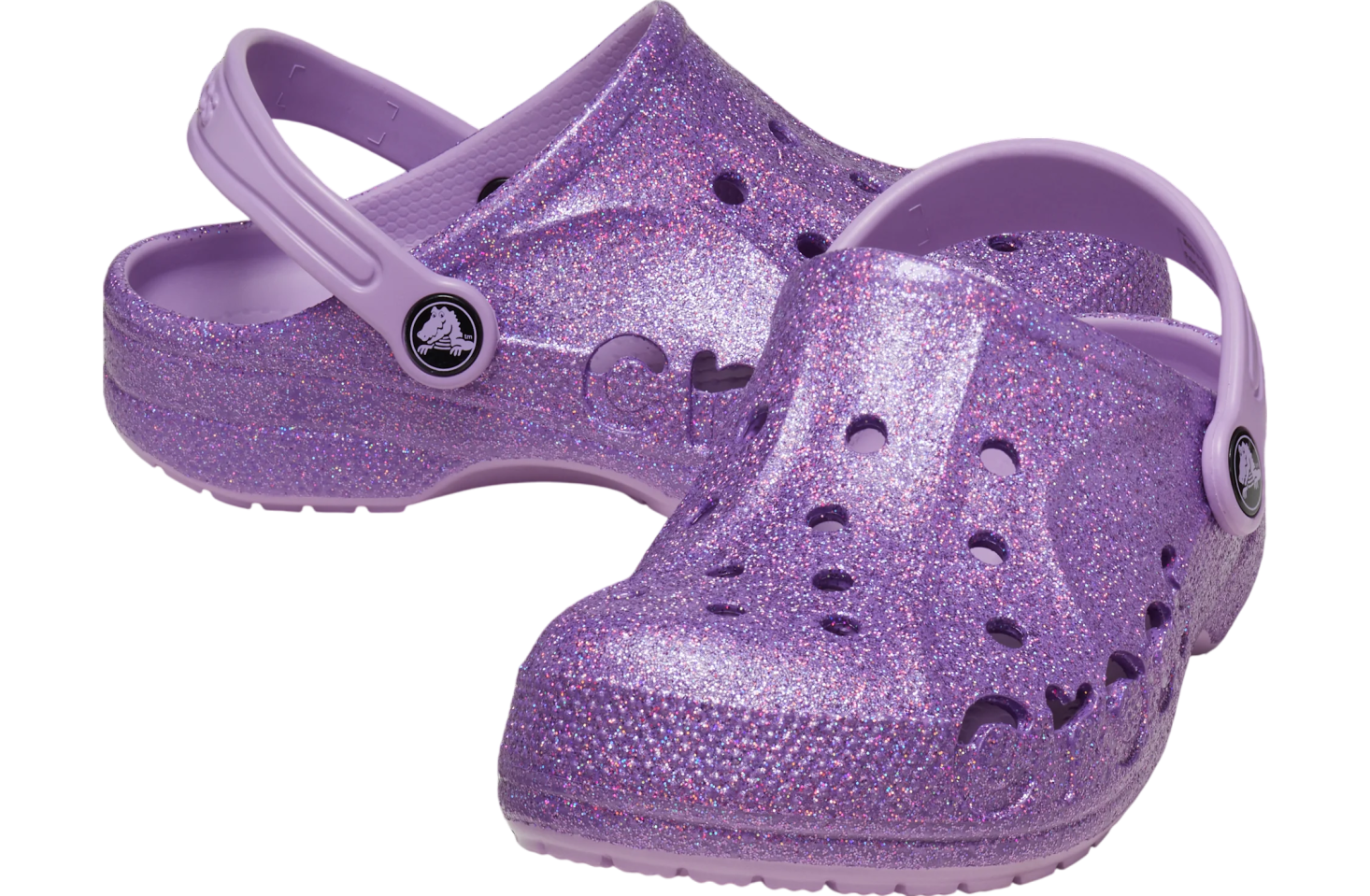 Crocs Baya Glitter Clog GS Orchid