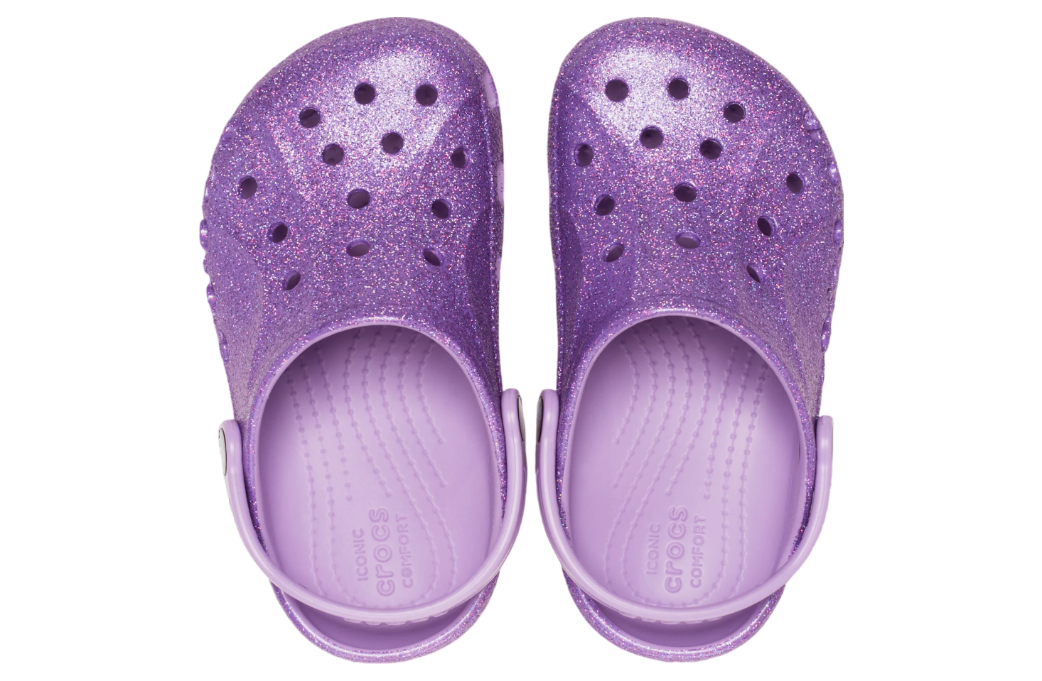 Crocs Baya Glitter Clog GS Orchid