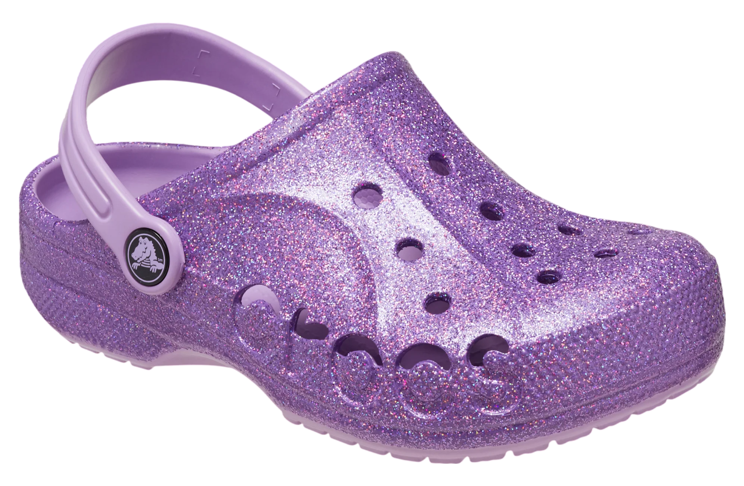 Crocs Baya Glitter Clog GS Orchid