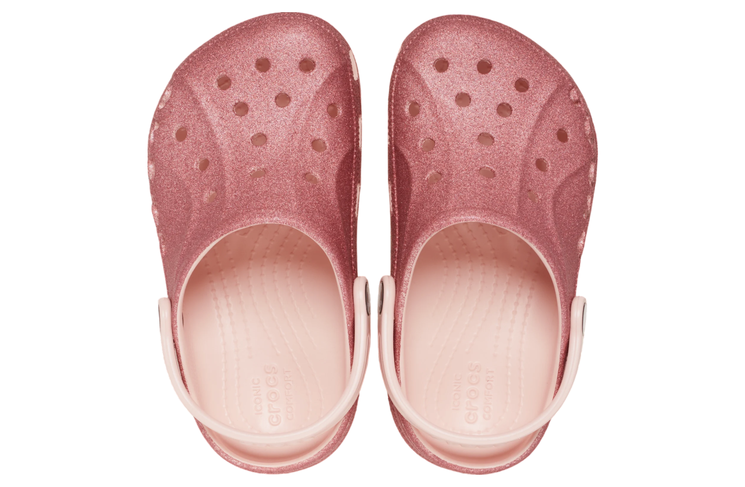 Crocs Baya Glitter Clog GS Pink Rose