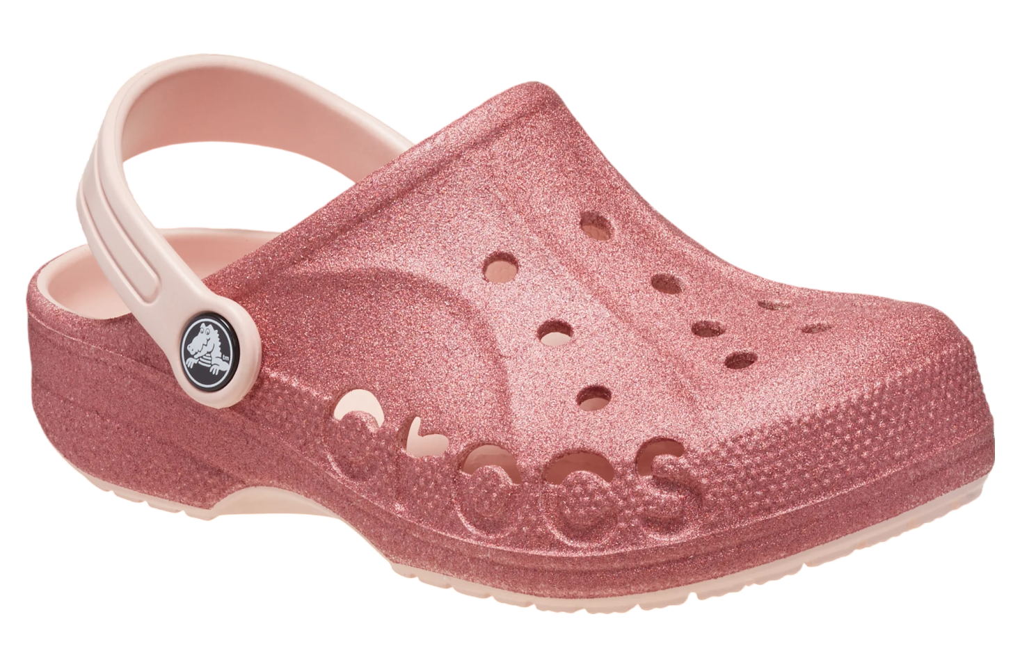 Crocs Baya Glitter Clog GS Pink Rose