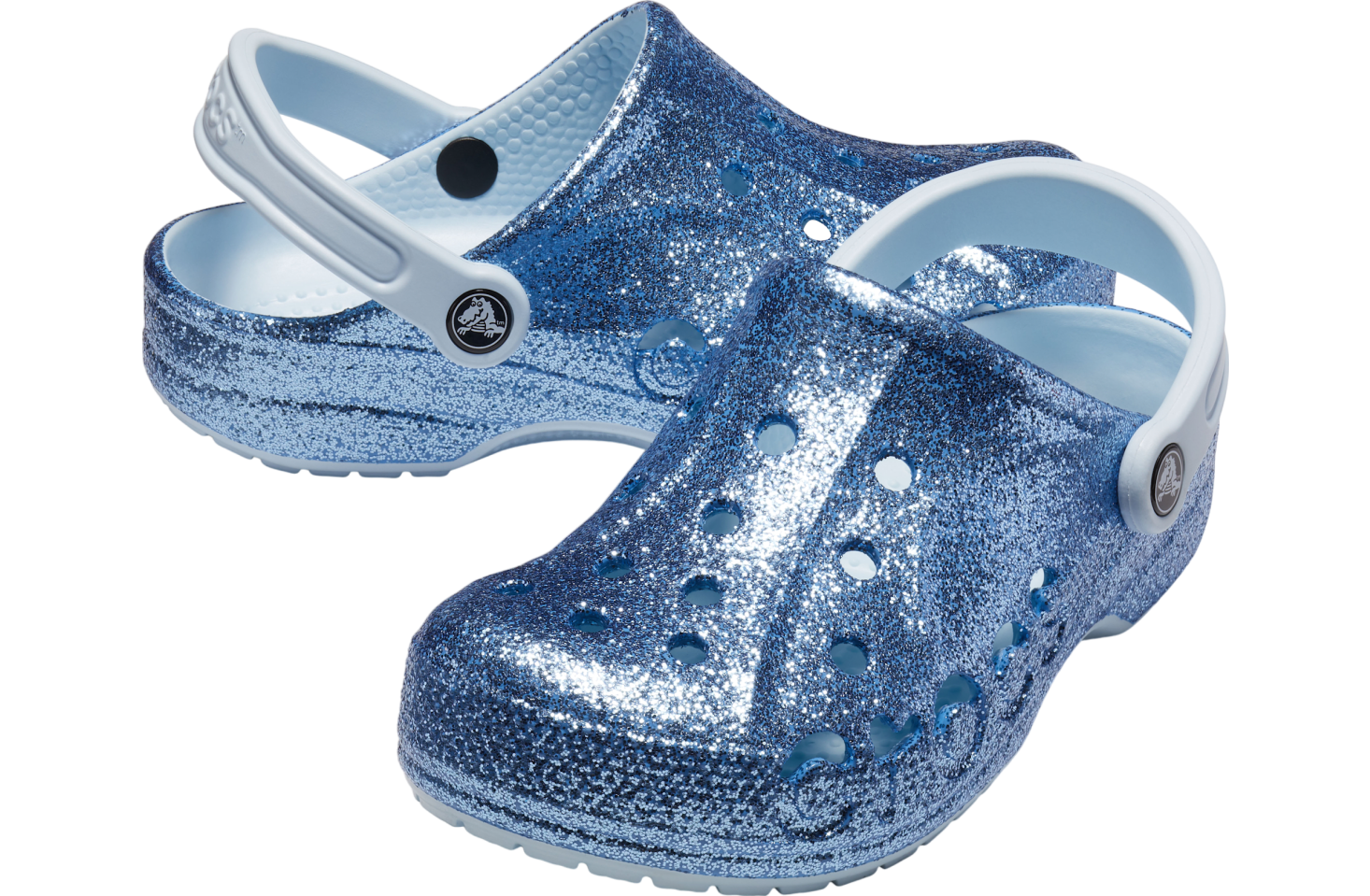 Crocs Baya Glitter Clog Mineral Blue