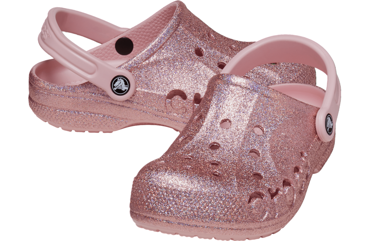 Crocs Baya Glitter Clog Petal Pink