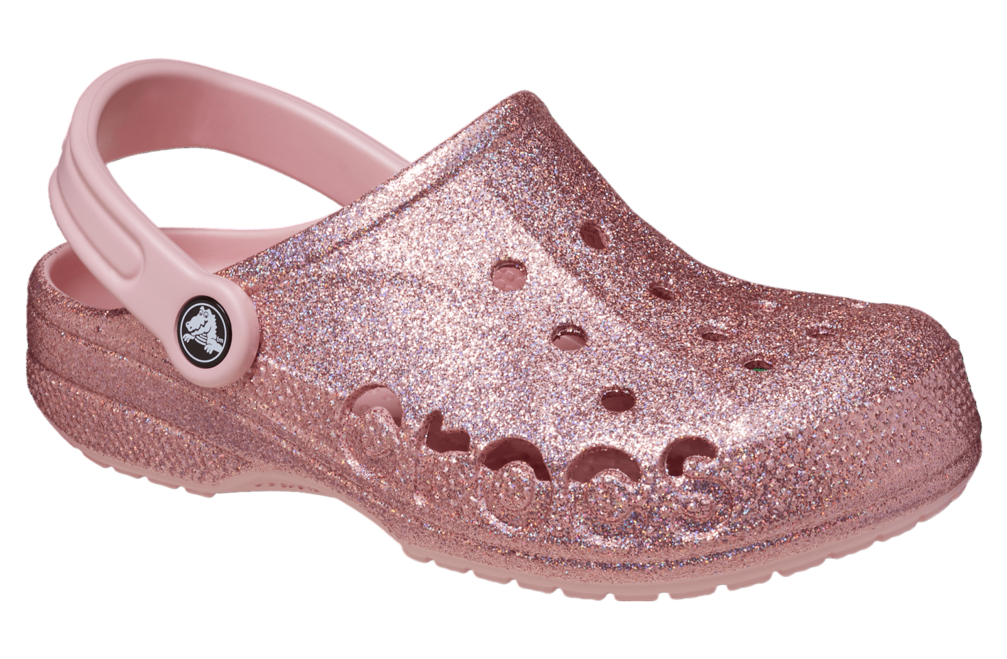 Crocs Baya Glitter Clog Petal Pink