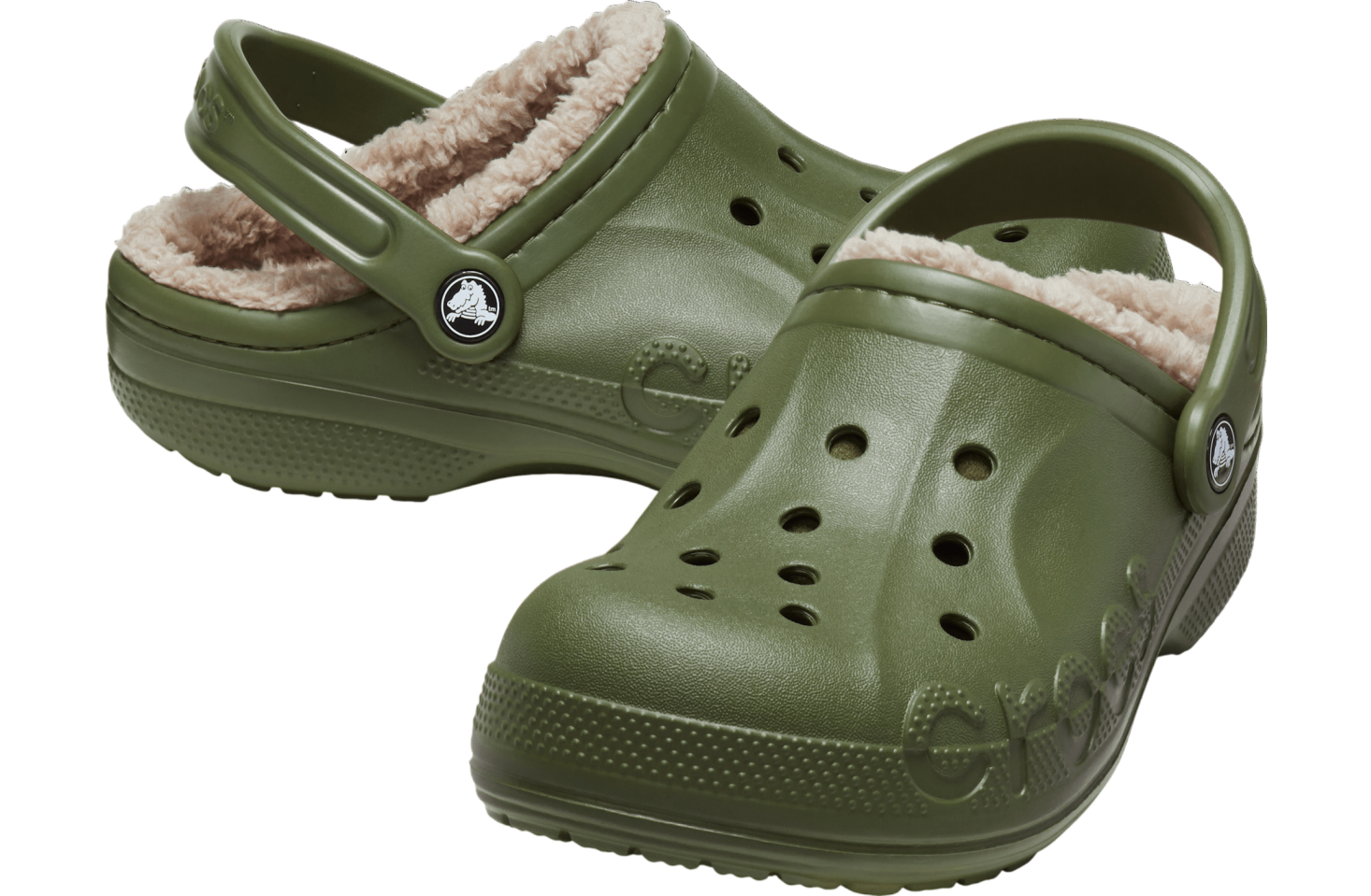 Crocs Baya Lined Clog Army Green / Multi