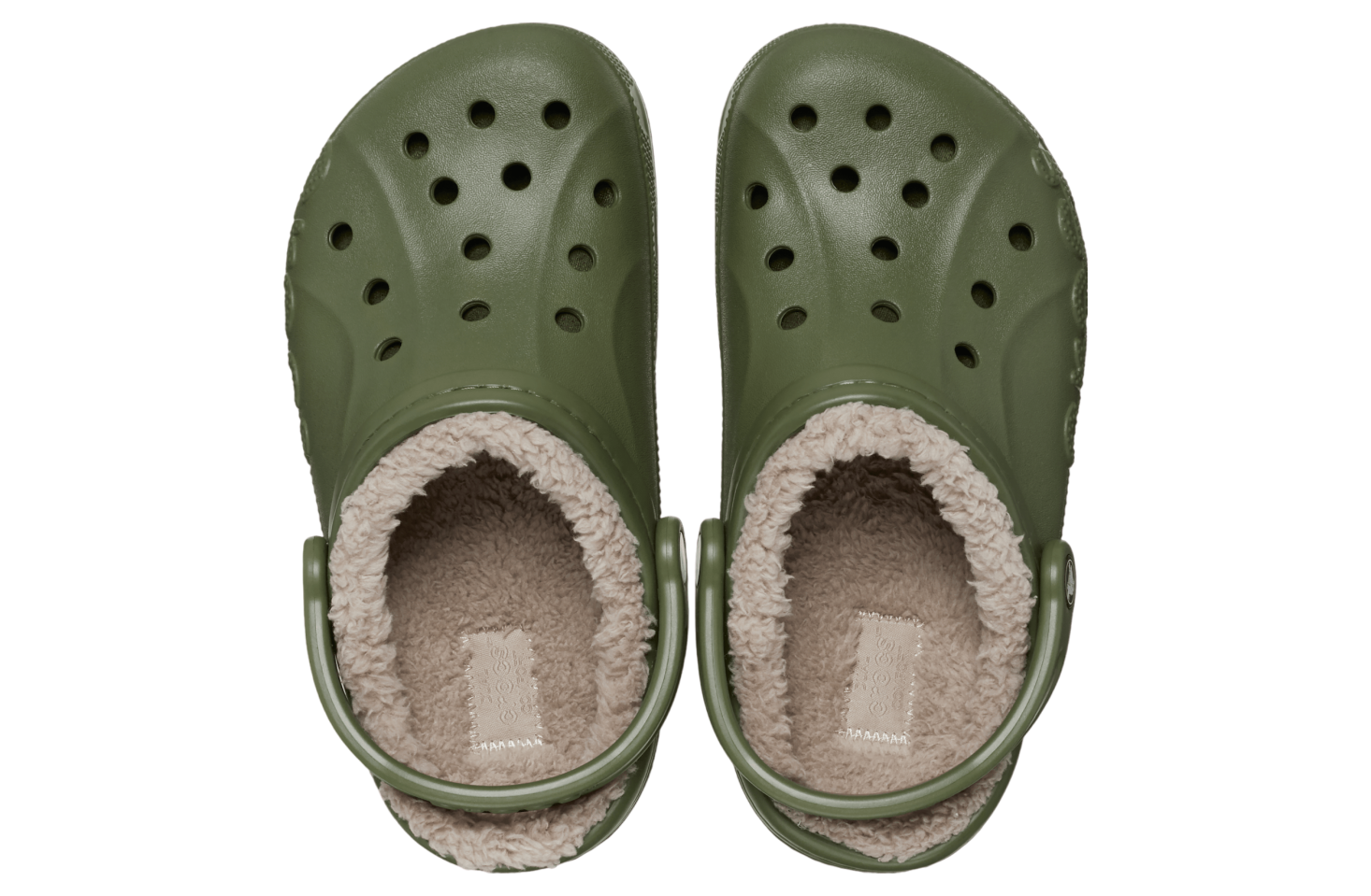 Crocs Baya Lined Clog Army Green / Multi