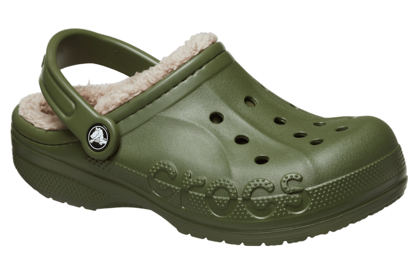 Crocs Baya Lined Clog Army Green / Multi