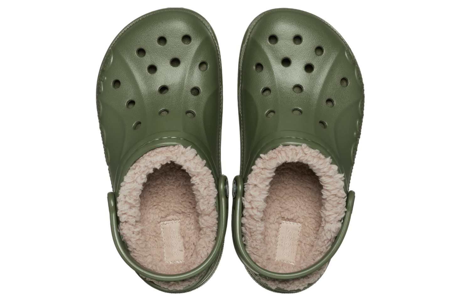 Crocs Baya Lined Clog GS Army Green