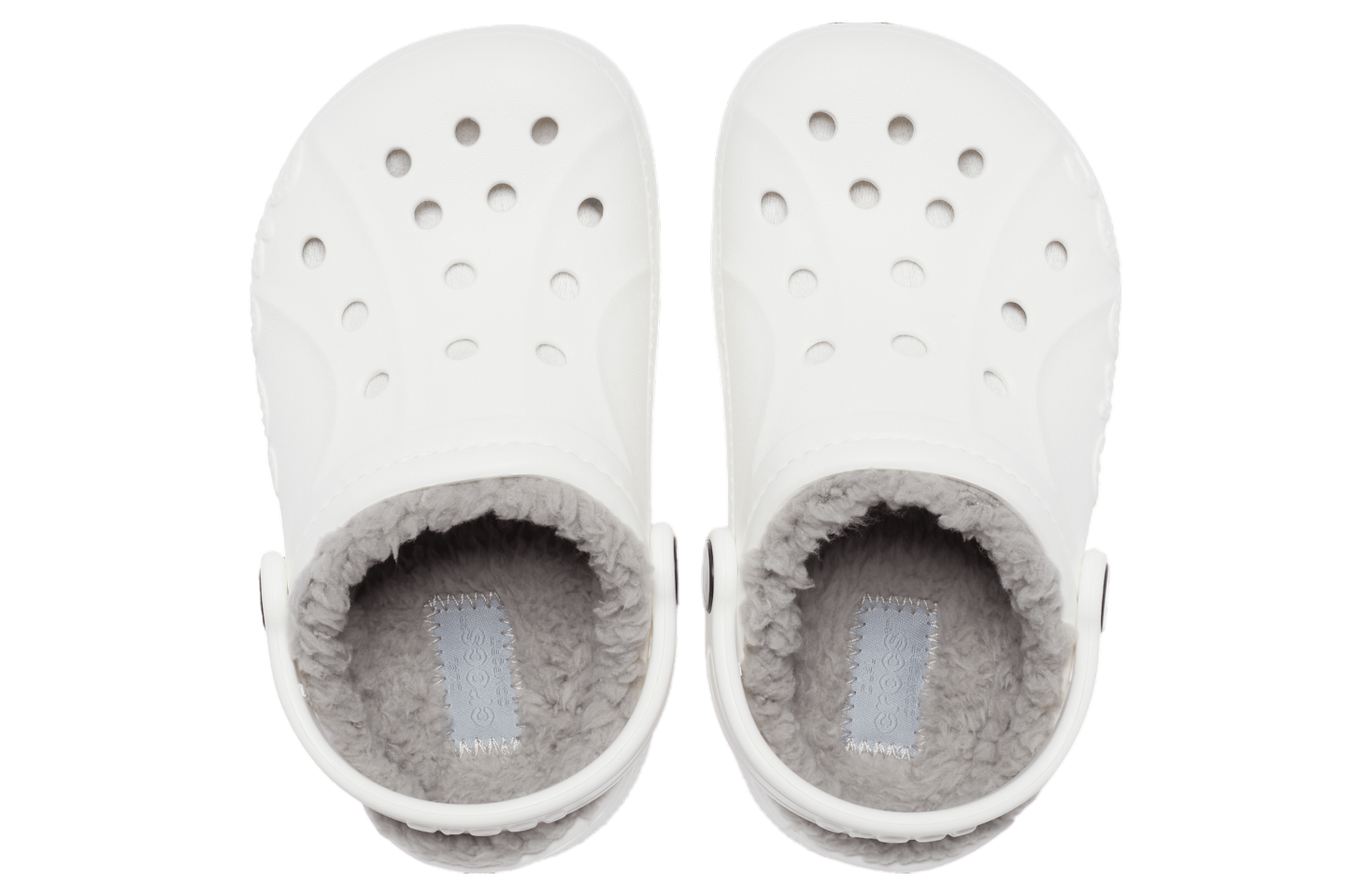 Crocs Baya Lined Clog GS White / Light Grey