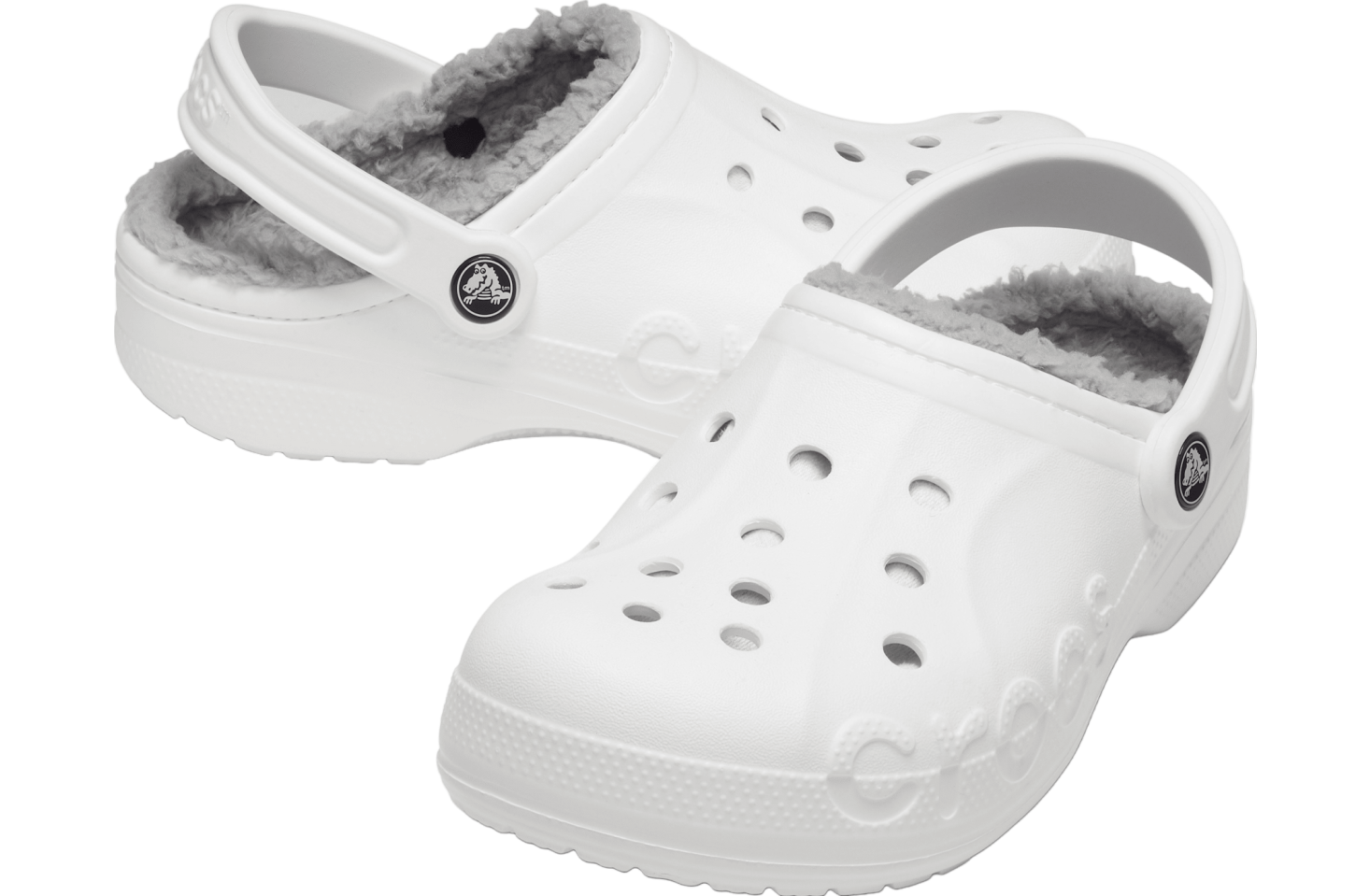 Crocs Baya Lined Clog White / Light Grey