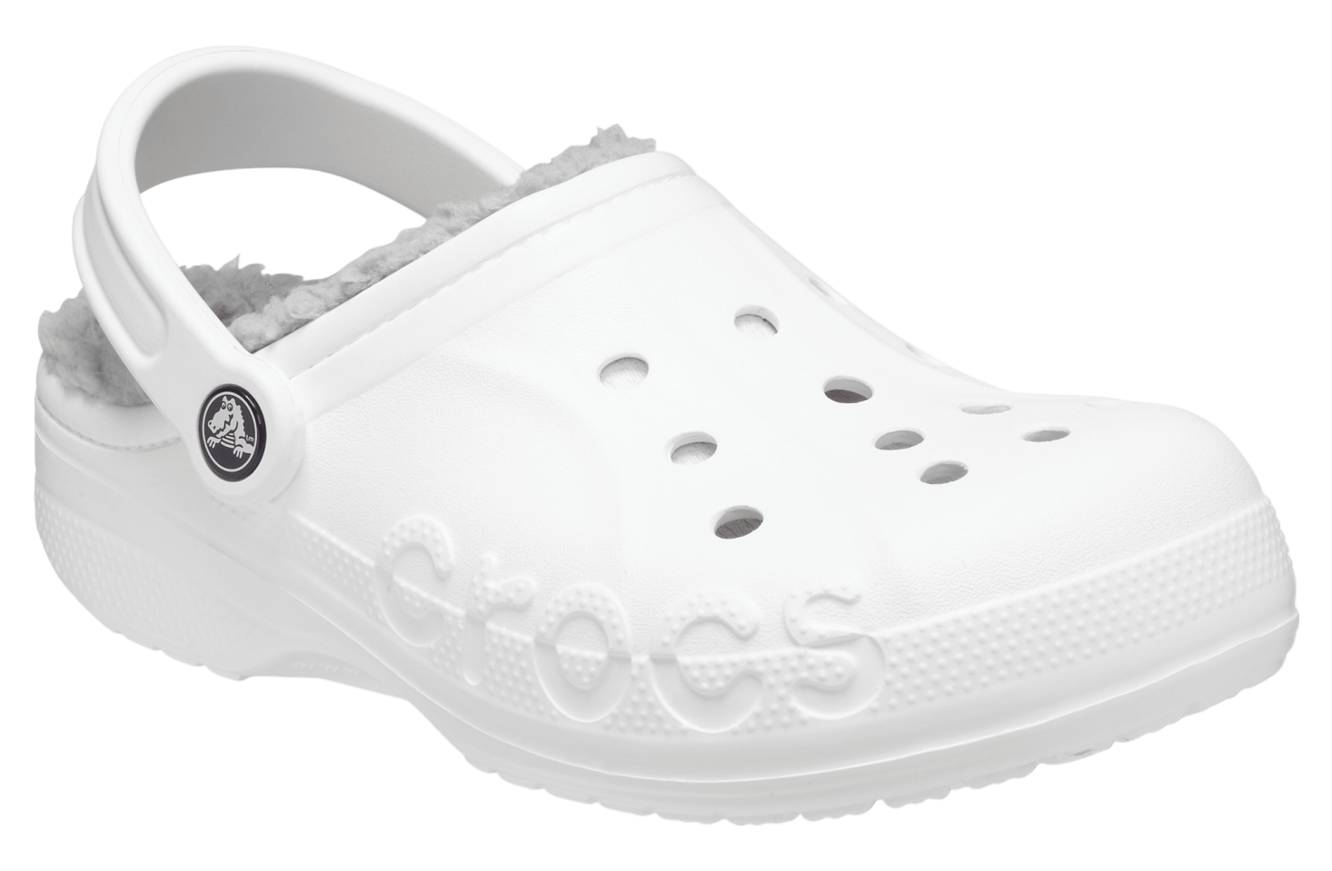 Crocs Baya Lined Clog White / Light Grey