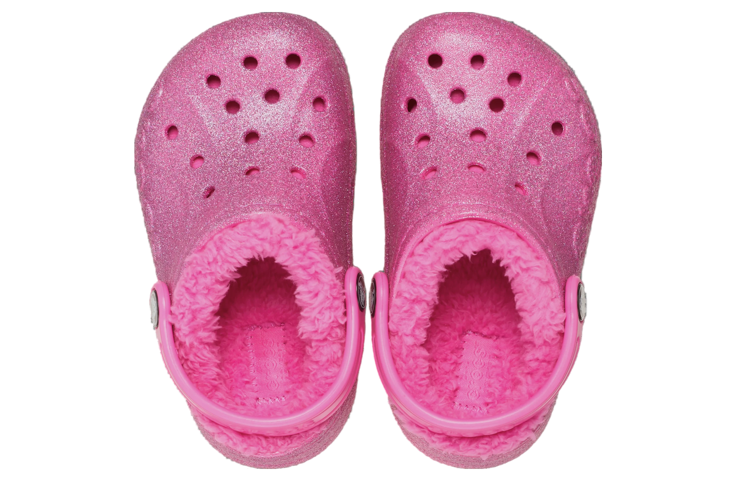 Crocs Baya Lined Glitter Clog GS Electric Pink